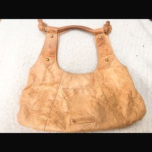 BCBG Maxazria distressed Leather handbag